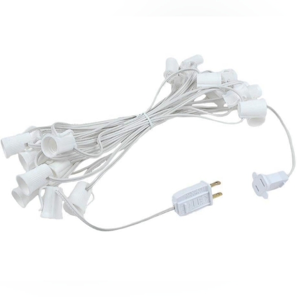 Multi Ceramic Incandescent Christmas String Lights - Picture 4 of 8